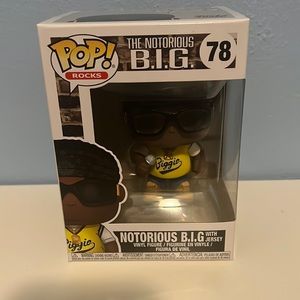 Funko Pop Rocks The Notorious BIG with Jersey 78 in Protector